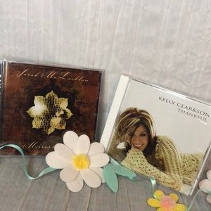 KELLY CLARKSON Thankful & SARAH MCLACKLAN  Mirrorbell NEW SEALED music CDs-NEW